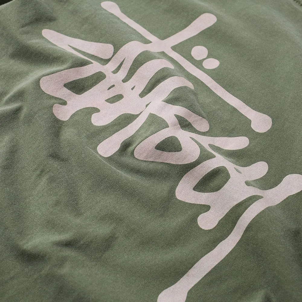 Stussy Pigment Dyed Basic TeeOlive