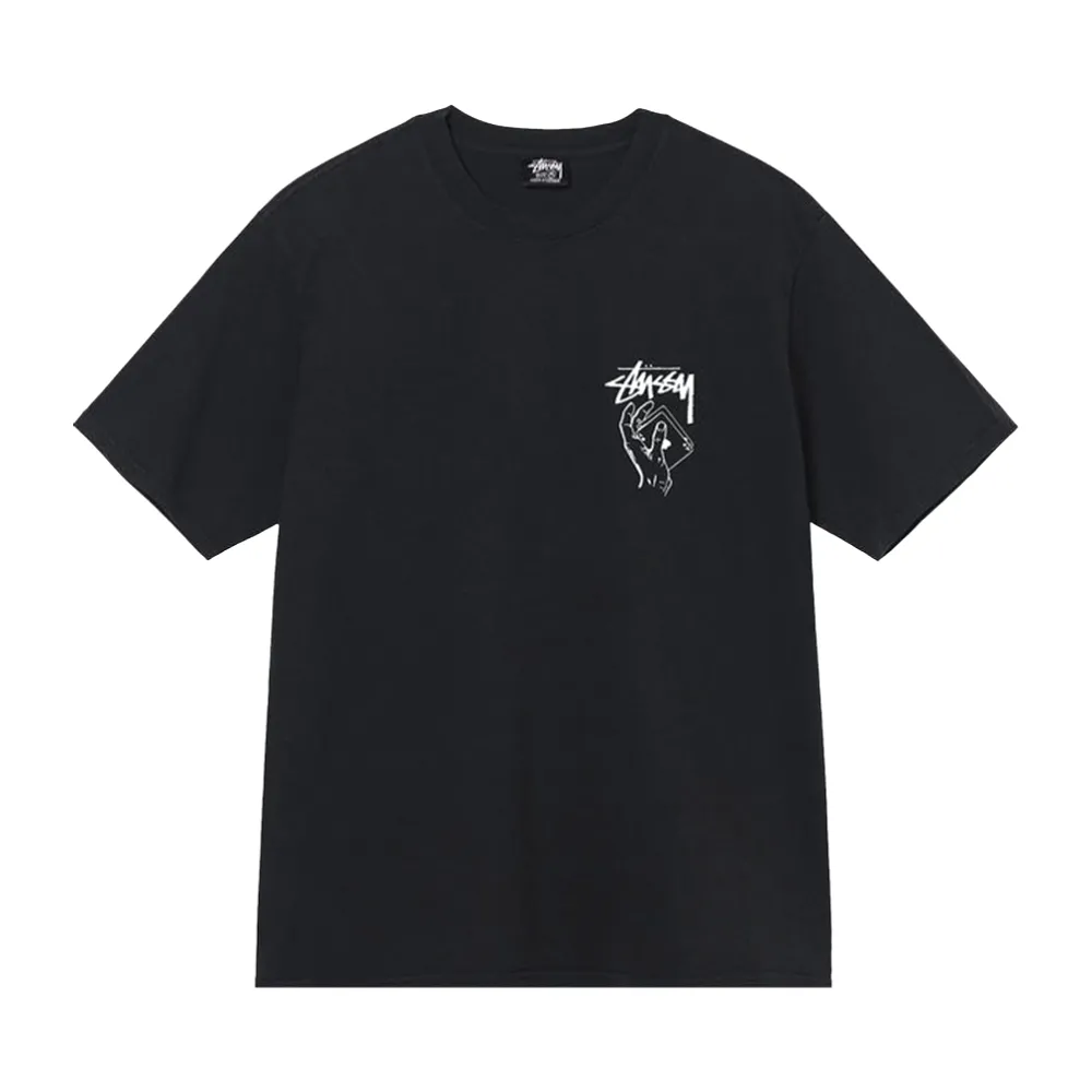 Stussy Shuffle Pigment Dyed Tee 'Black'