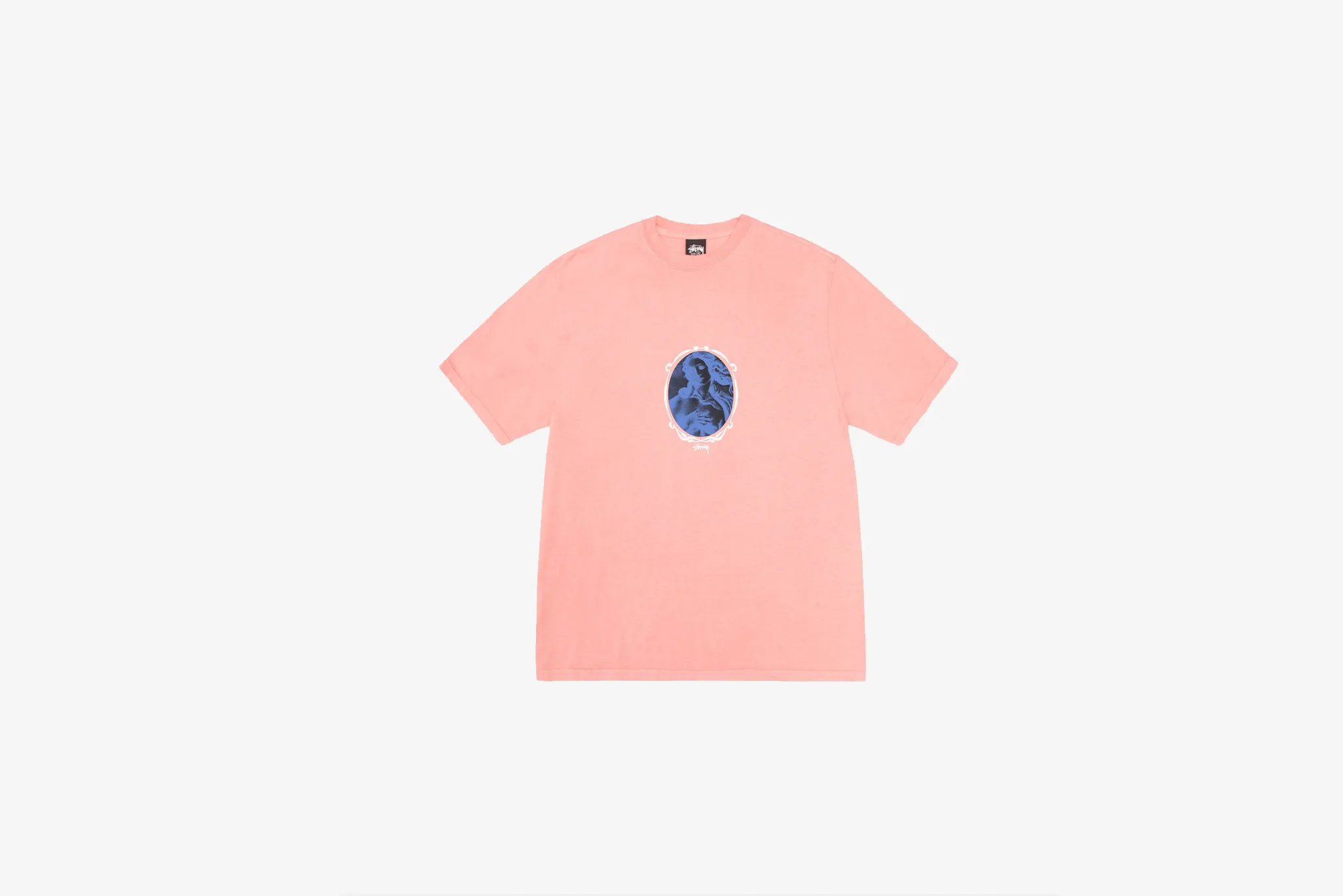 Stussy Venus Oval Pigment Dyed Tee  M -Coral