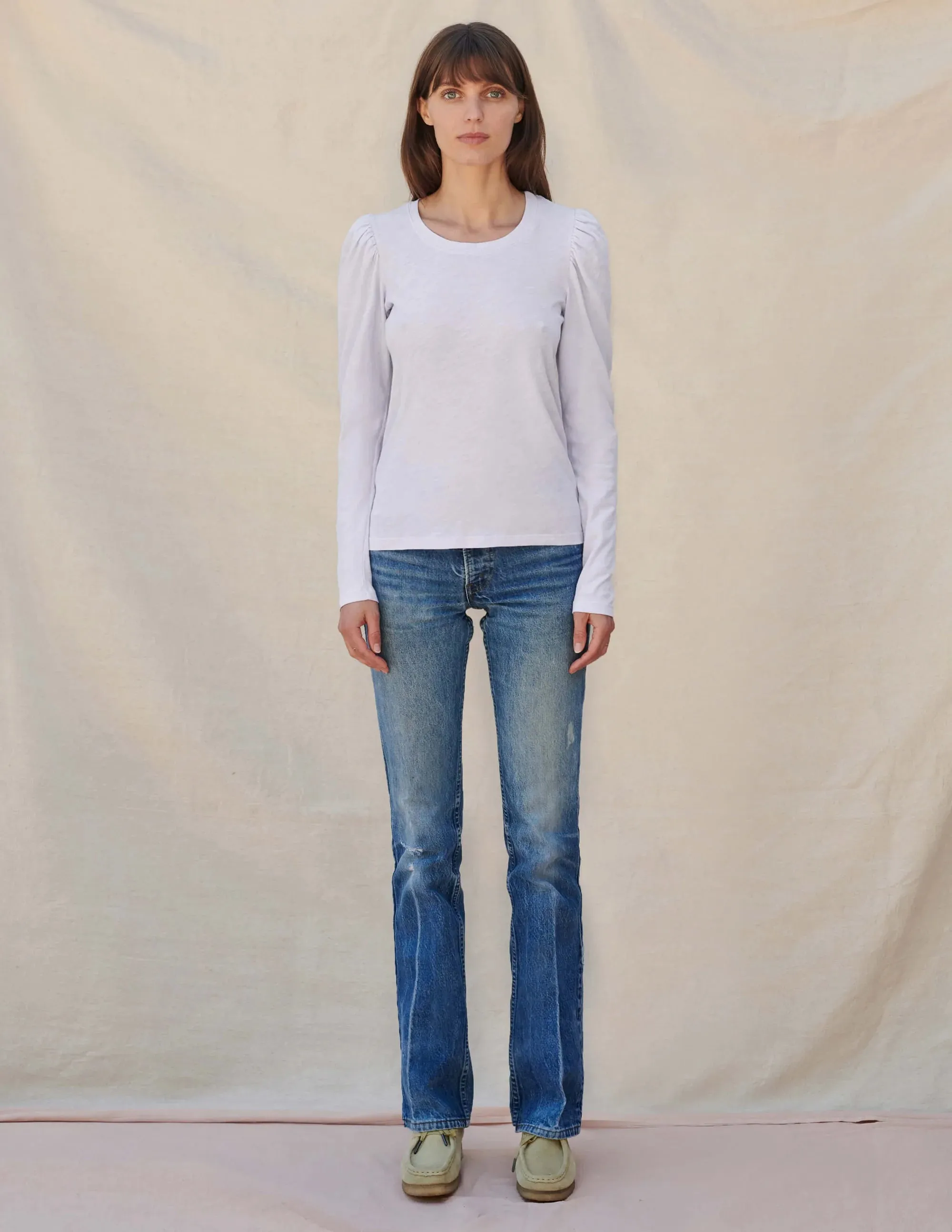 Sundry Puff Shlouder Long Sleeve Tee