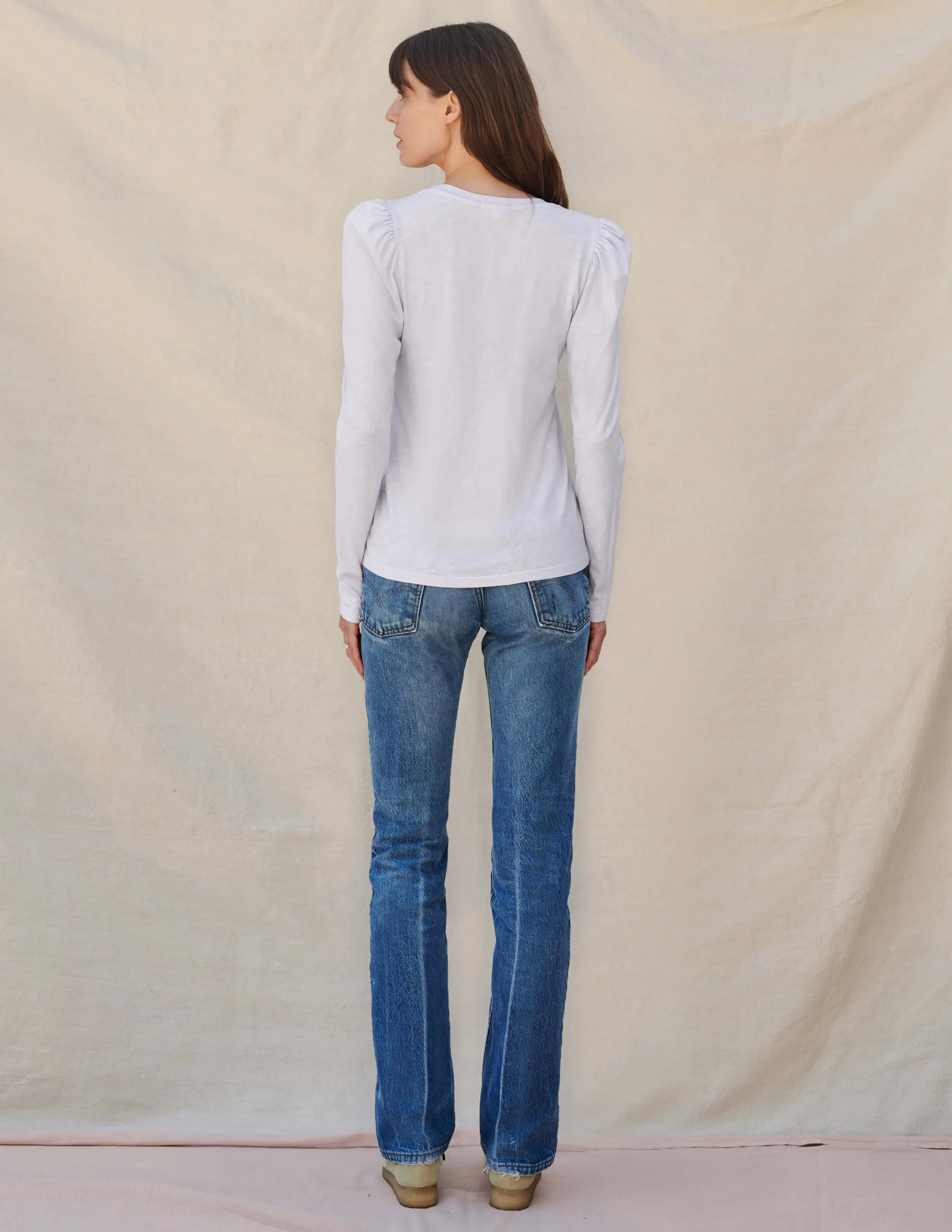 Sundry Puff Shlouder Long Sleeve Tee