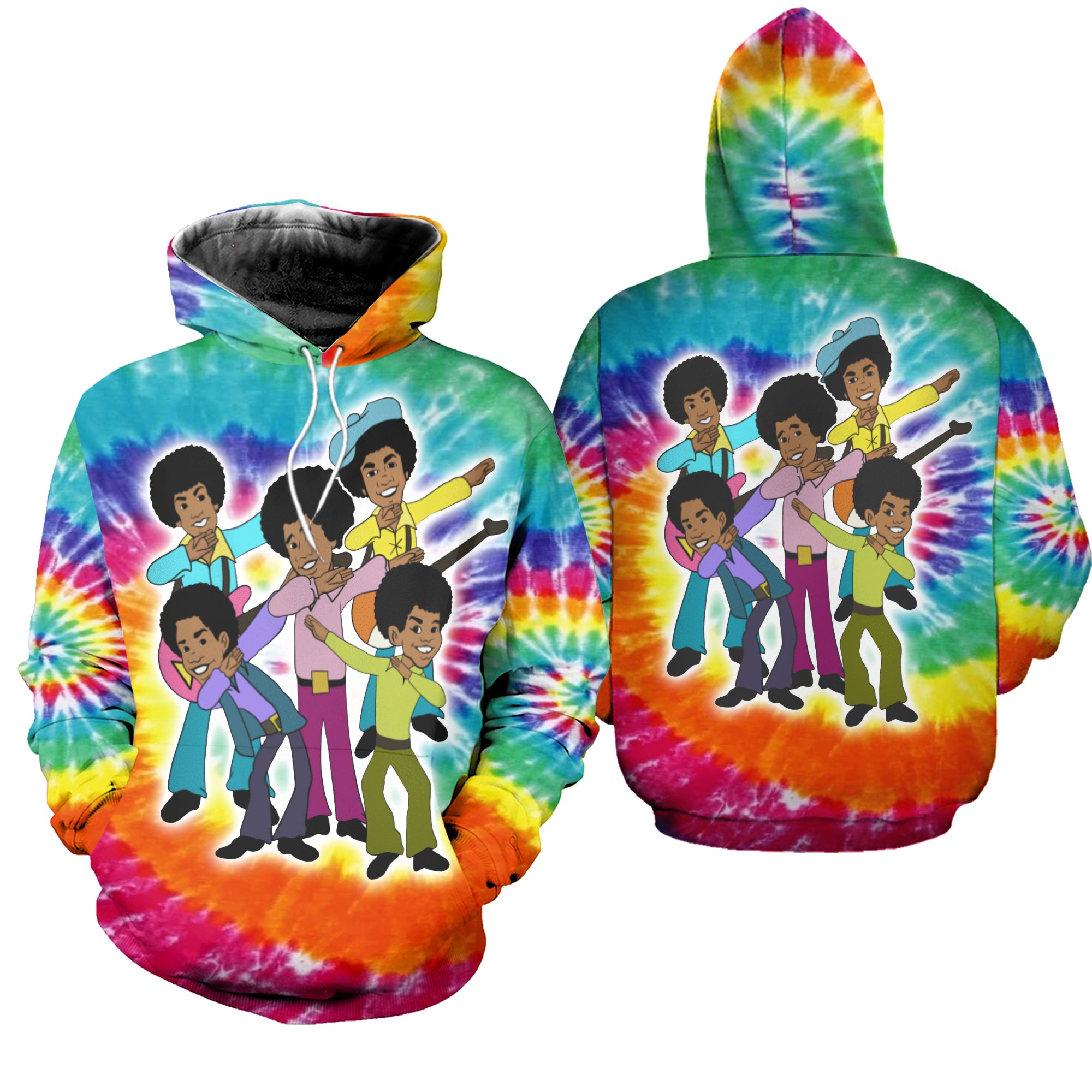 The Jackson 5ive Cartoon All-Over Hoodie