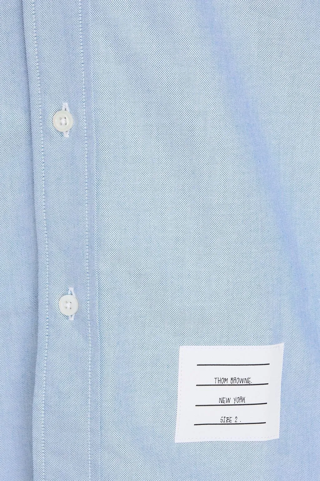 THOM BROWNE  |Long Sleeves Cotton Bridal Logo Designers Outlet Shirts