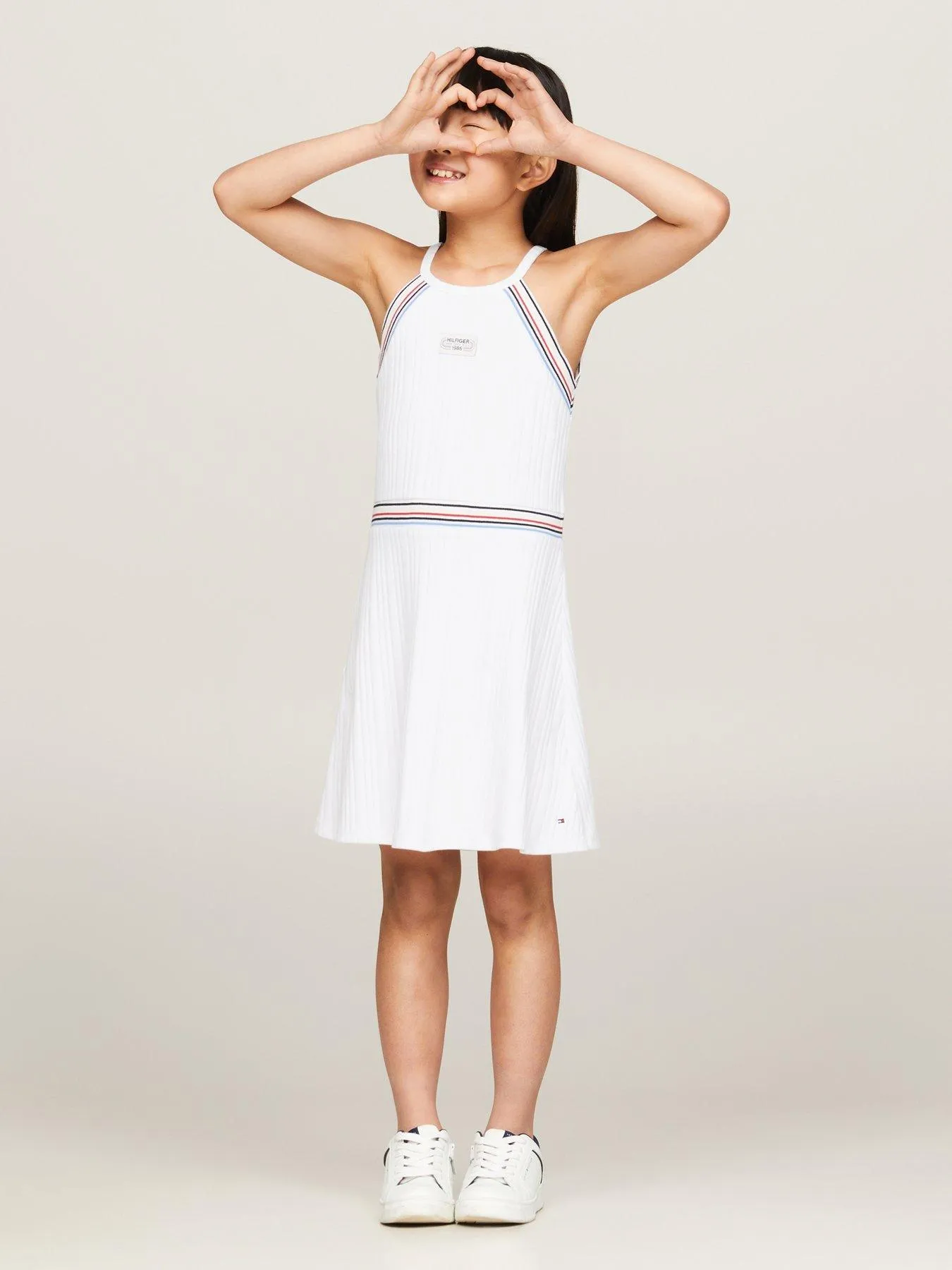 Tommy Hilfiger Girls Hilfiger 1985 Sport Dress - White