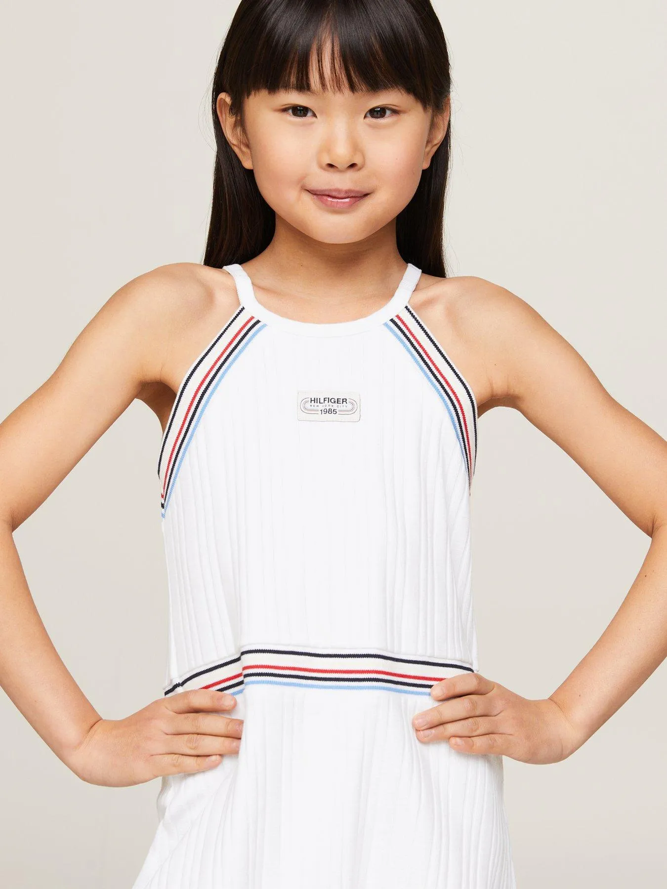 Tommy Hilfiger Girls Hilfiger 1985 Sport Dress - White