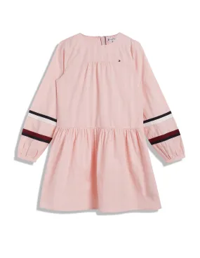 Tommy Hilfiger Kids Global Stripe Tape Detail Dress