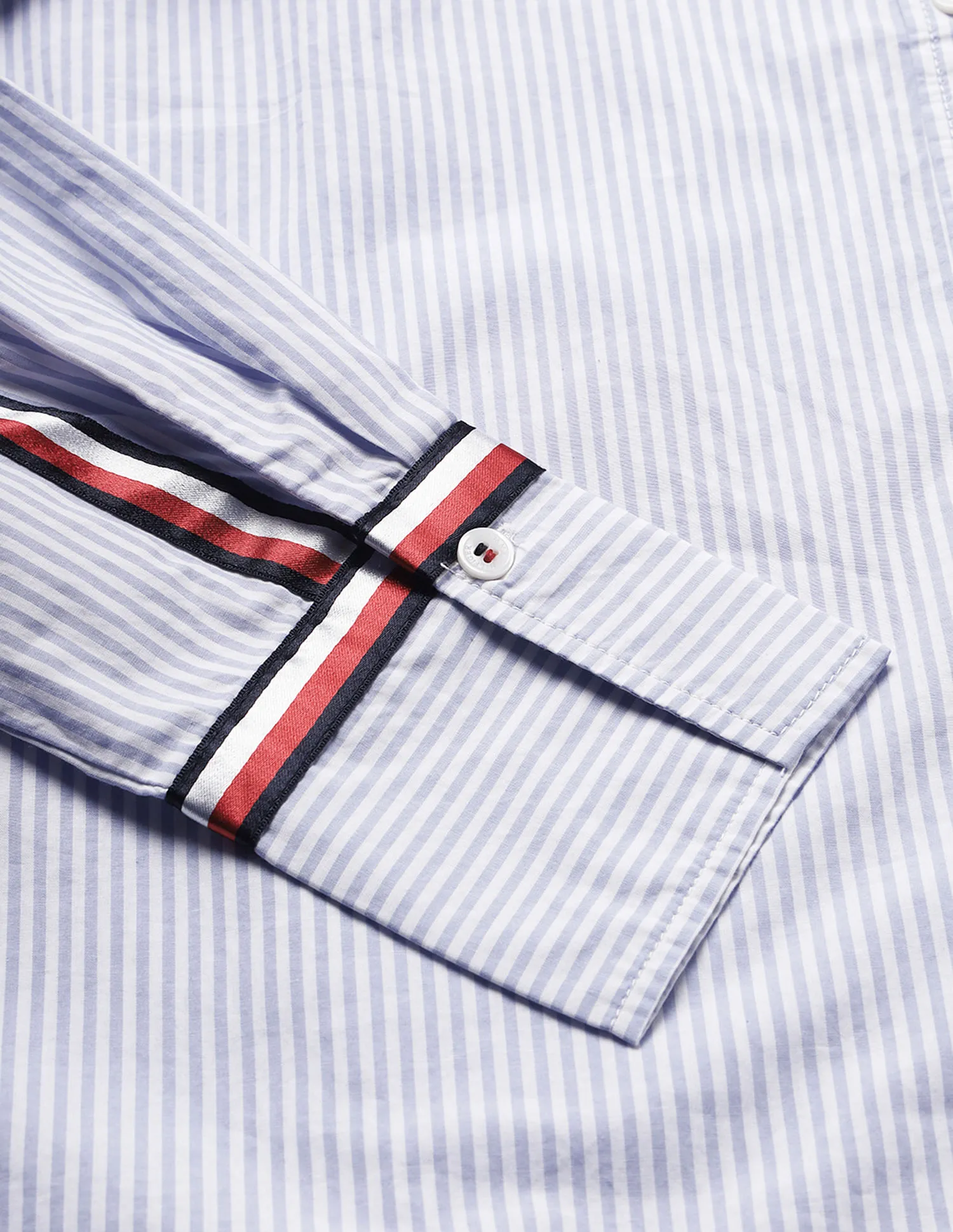 Tommy Hilfiger Vertical Stripe Shirt Dress