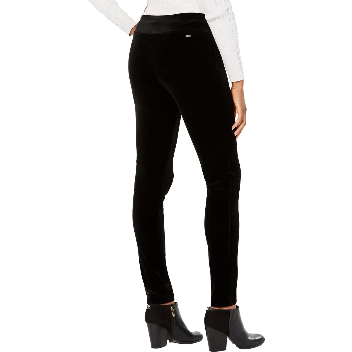 Tommy Hilfiger Womens Velvet Skinny Leggings