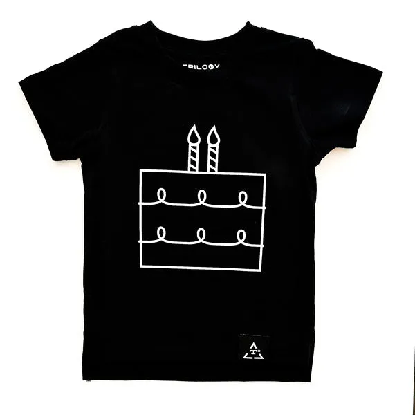 TRILOGY DESIGN CO SECOND BIRTHDAY CAKE TEE