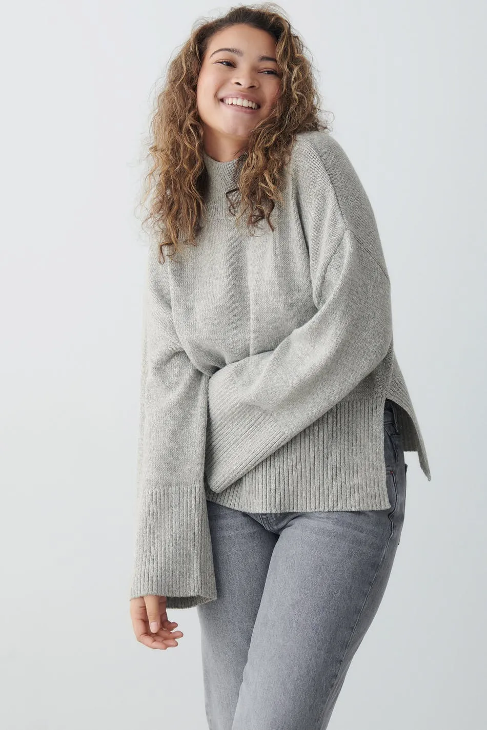 Turtleneck knitted sweater