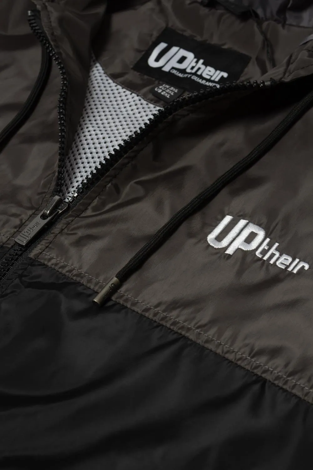 Uptheir Terrace Zip Through Lightweight Jacket - Black