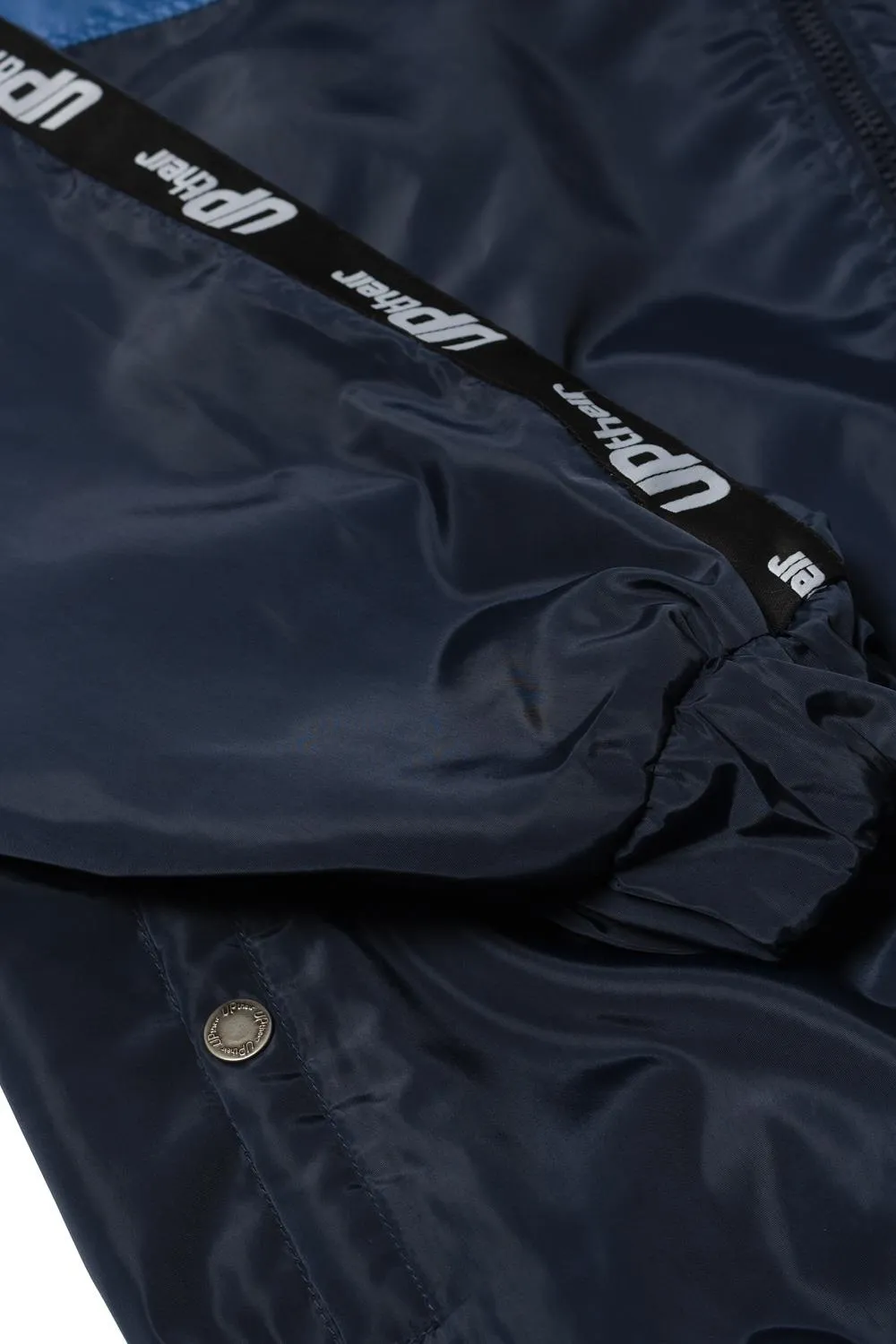 Uptheir Terrace Zip Through Lightweight Jacket - Navy