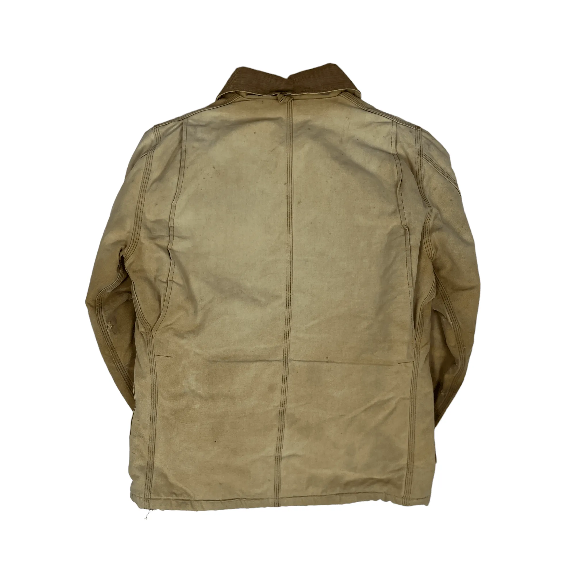 Vintage Beige Carhartt Barn Coat - Medium