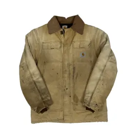 Vintage Beige Carhartt Barn Coat - Medium