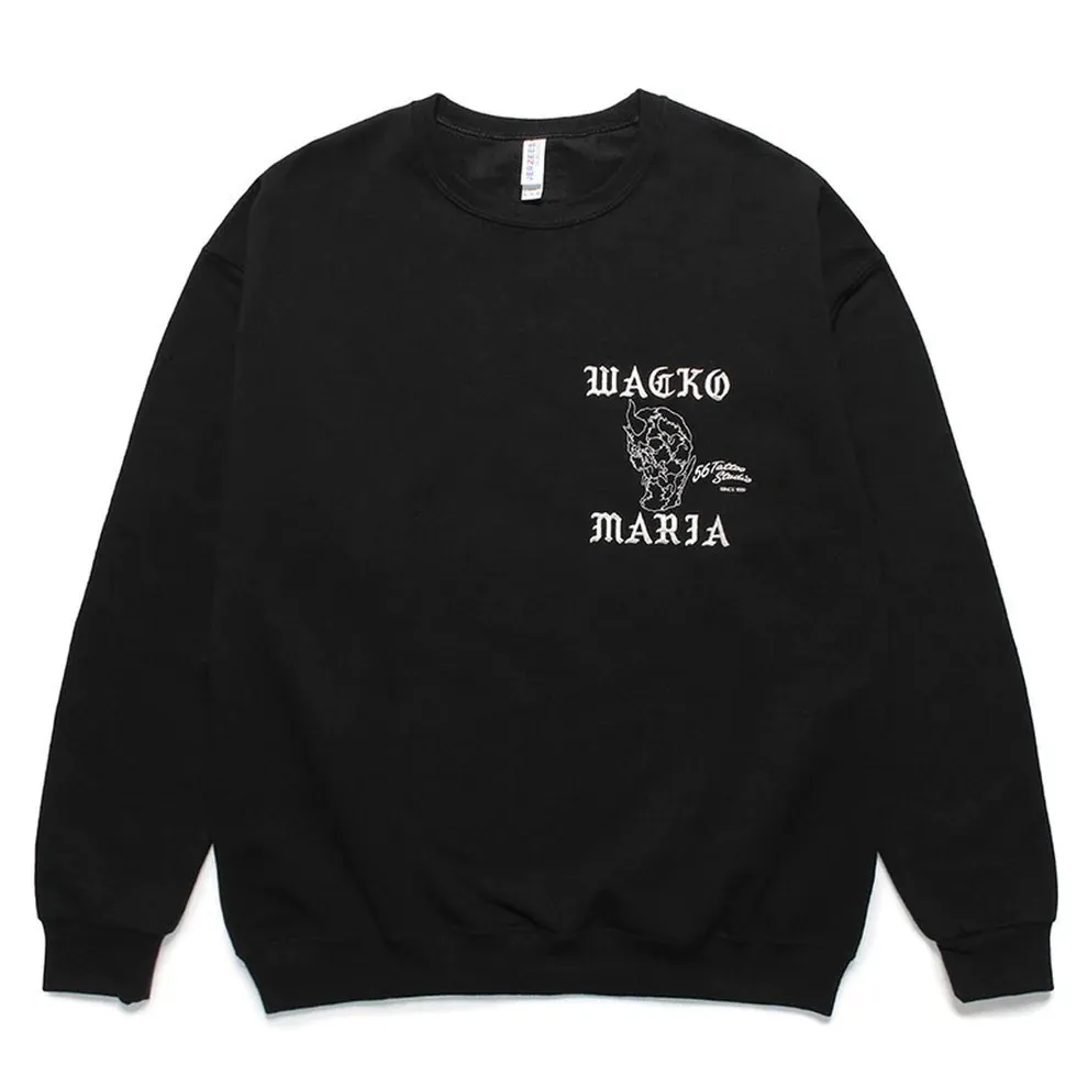 WACKO MARIA  |Unisex Street Style U-Neck Long Sleeves Cotton Sweatshirts