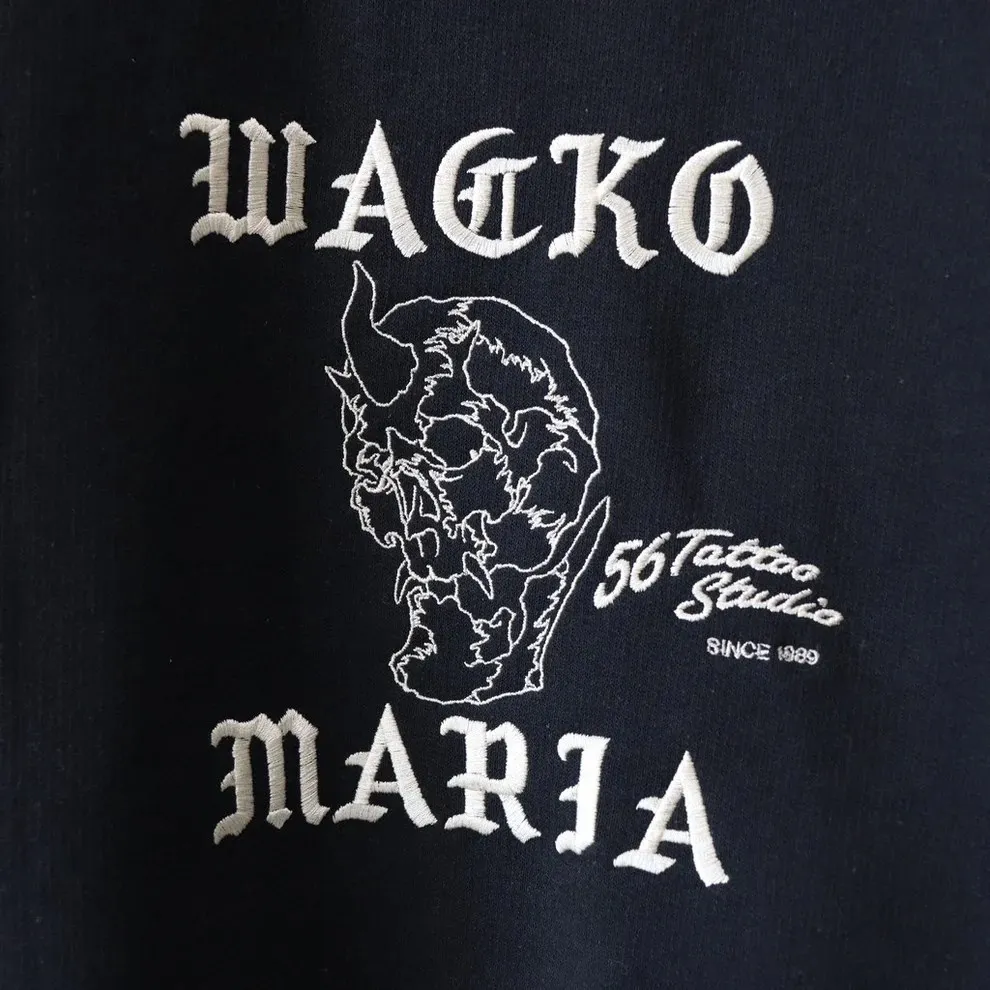 WACKO MARIA  |Unisex Street Style U-Neck Long Sleeves Cotton Sweatshirts