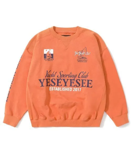 YESEYESEE  |Unisex Street Style Long Sleeves Cotton Logo Sweatshirts