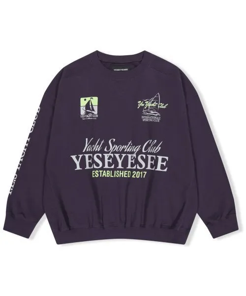 YESEYESEE  |Unisex Street Style Long Sleeves Cotton Logo Sweatshirts